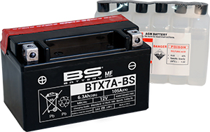 Akumulátor BTX7A-BS (YTX7A-BS) BS-BATTERY MF