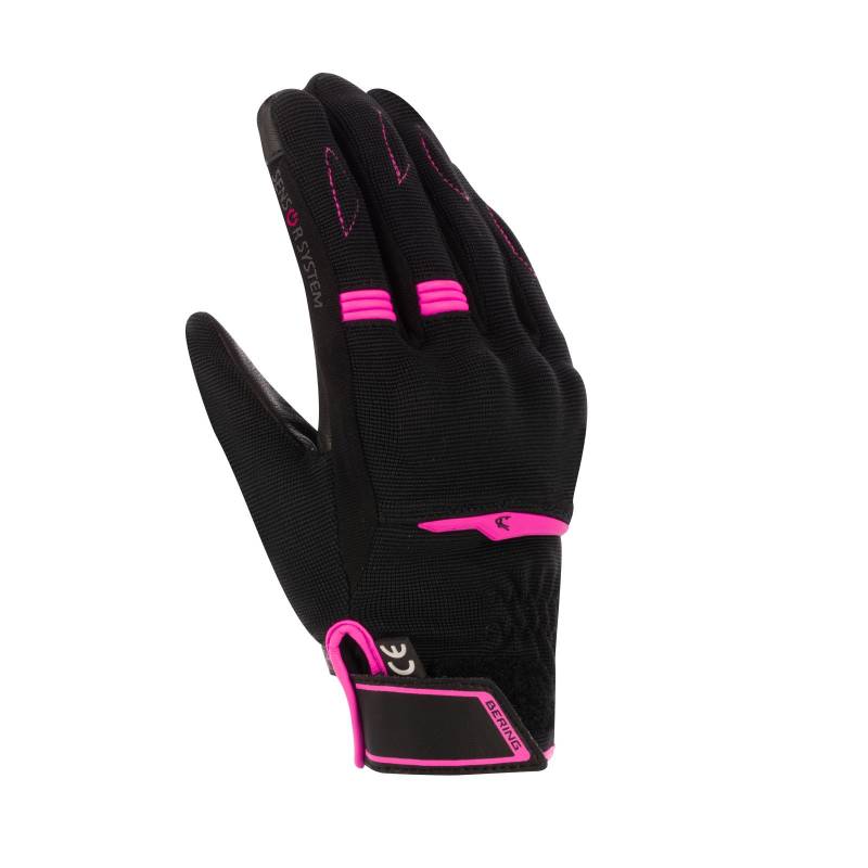 Dámske rukavice LADY FLETCHER EVO čierne/ružové