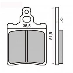 Brzdov  platniky APRILIA (RMS 225100020)