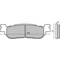 Brzdov platniky YAMAHA (RMS 225102660)