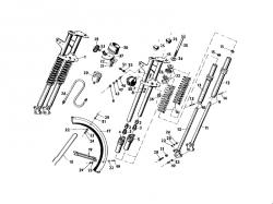 Pzdro horn vidlice Babetta 321841170309