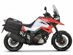 SHAD TERRA BLACK TR47 sada iernych hlinkovch kufrov pre SUZUKI DL 1000/1050 V-STROM (14-21)