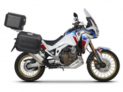 SHAD TERRA BLACK TR48/TR36/TR47 sada iernych hlinkovch kufrov  pre HONDA CRF 1100 L AFRICA TWIN Adventure Sports (20-21)