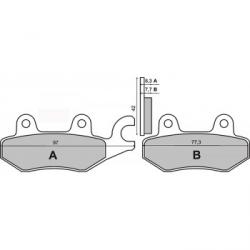 Brzdov platniky HONDA, KAWASAKI (RMS 225101070)