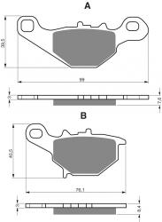 Brzdov platniky SUZUKI 225100370