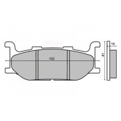 Brzdov platniky YAMAHA (RMS 225100400)