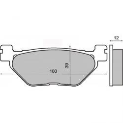 Brzdov platniky YAMAHA 225101410