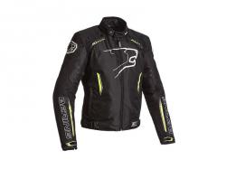 Pnska moto bunda ESKADRILLE BERING ierna/fluo