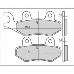 Brzdov platniky CAGIVA, TRIUMPH (RMS 225101420)