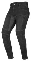 D�mske kevlarov� moto rifle 505 AYRTON �ierne slim fit