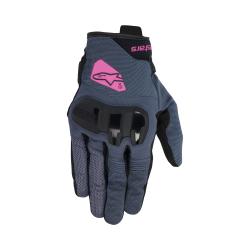 D�mske rukavice ALPINESTARS CHROME V2, �edofialov�