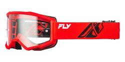 Detsk motokrosov okuliare FLY RACING - USA FOCUS, erven