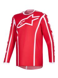 Motokrosov� dres  ALPINESTARS FLLUID APES �erven� biela