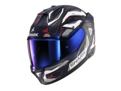 Intergrlna moto prilba SHARK SKWAL i3 LINIK Mat BWR bieloervenomadr