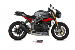 Koncovka vfuku MIVV SUONO BLACK pre TRIUMPH SPEED TRIPLE 2016 > 2017, T.016.L9