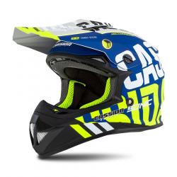 CASSIDA Cross Cup Sonic detsk prilba motokrosov modr/fluo matn