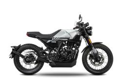 Motocykel BRIXTON CROSSFIRE 125 LC ABS BULLET  SILVER, strieborn