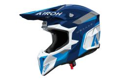 Motokrosova prilba AIROH WRAAAP CONQUER modra leskl