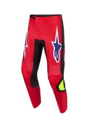 Motokrosov nohavice ALPINESTARS FLUID GRID, erveno-fialov