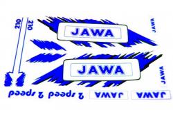 Nlepka BABETTA/JAWA 210 sada modr