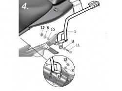 SHAD Nosi bonch kufrovHONDA CBF600S/N 3P systm H0CF67IF