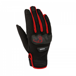 Pánske rukavice YORK čierna/červená BERING