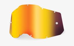 Plexi okuliar 100% RACECRAFT 2, ACCURI 2, STRATA 2,tmavo erven chrm s antifog USA