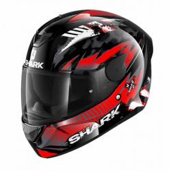 SHARK prilba D-SKWAL 2 PENXA KRA black/red/white