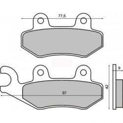 Brzdov platniky KEEWAY, KYMCO (RMS 225100580)