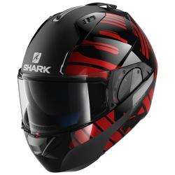 SHARK prilba EVO-ONE 2 LITHION DUAL black/chrom/red