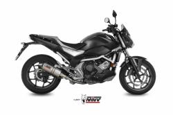Koncovka vfuku MIVV pre HONDA NC 750S/X OVAL Titn/karbon 