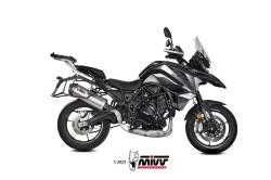 Koncovka vfuku MIVV OVAL pre BENELLI TRK 702X, E.012.LX2C, titan s carbon cap