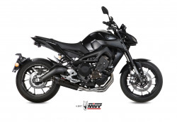 Koncovka vfuku + zvody MIVV SUONO FULLSYSTM pre YAMAHA MT-09 3X1 Black