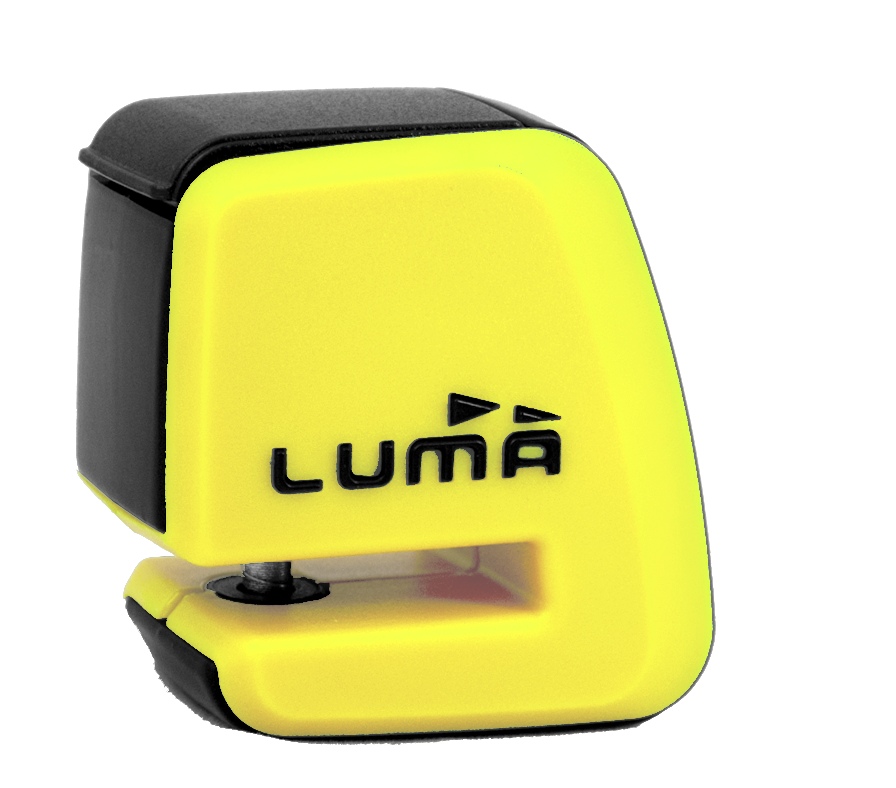Zámok na kotúčovú brzdu LUMA ENDURO 92D žltý